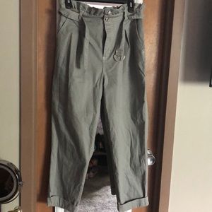 Paper bag waist pants